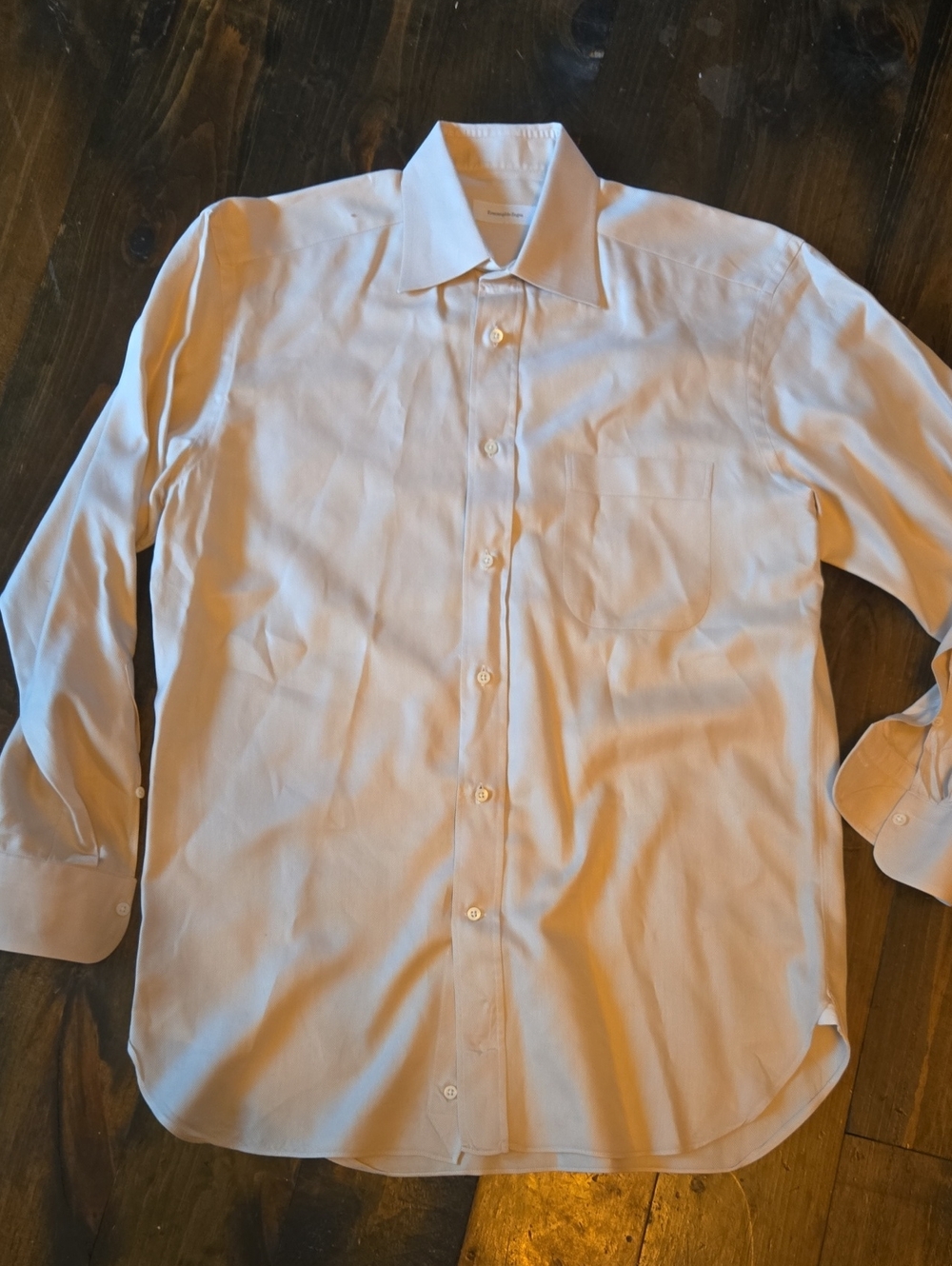 Men's Classic Long-Sleeve Dress Shirt - White